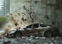 carro atravessa muro em condomínio em Itu