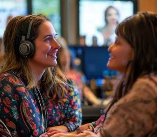 Programa de rádio mãe e filha em Itu