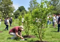 plantio simultâneo de árvores nativas