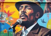 Kobra pinta mural em homenagem a Almeida Júnior em Itu