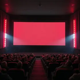 sessão dupla de cinema gratuito