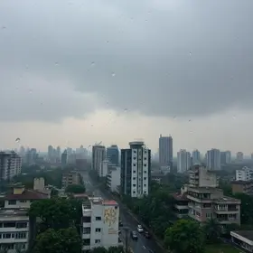 chuva com granizo