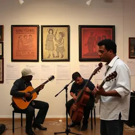 Abertura da exposição Músicos e Compositores Afro Ituanos