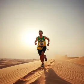 ultramaratona no Deserto do Saara
