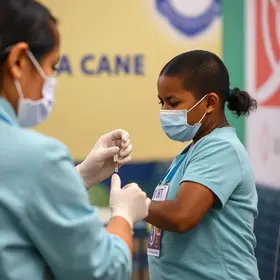 mutirão de vacinação contra a gripe