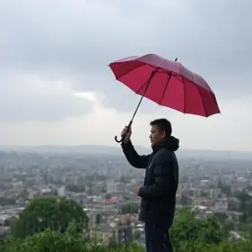 chuva em Itu