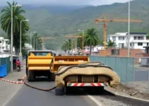 obras no contorno de Itu