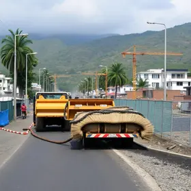 obras no contorno de Itu