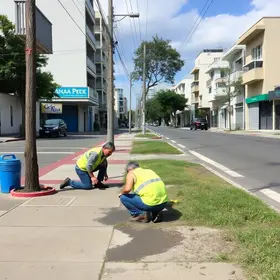 manutenção calçadas Cidade Nova